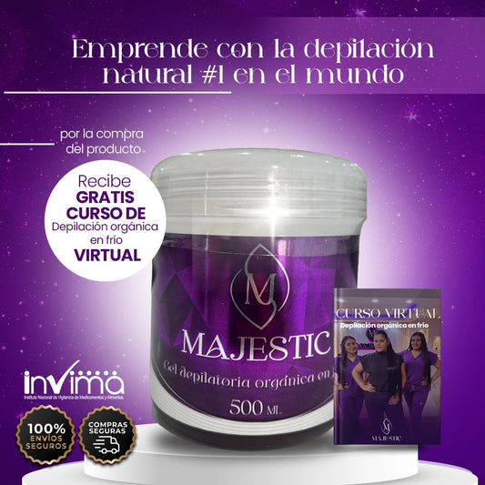 GEL DEPILATORIA ORGÁNICA EN FRÍO®